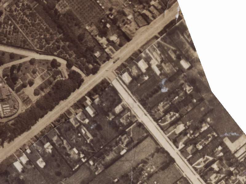119 Domain Terrace from the air, 1925-1929