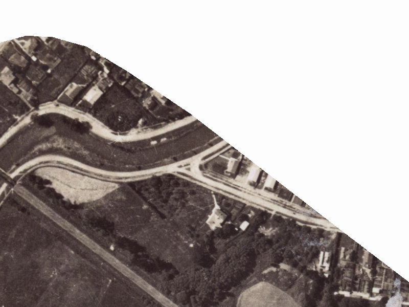 117 Clarendon Terrace from the air, 1925-1929