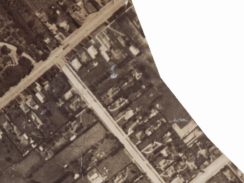 110 Domain Terrace from the air, 1925-1929