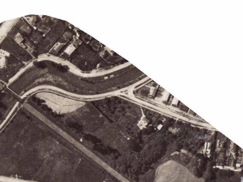 119 Clarendon Terrace from the air, 1925-1929