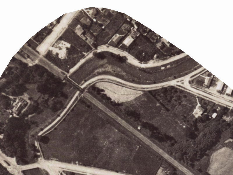 139 Clarendon Terrace from the air, 1925-1929