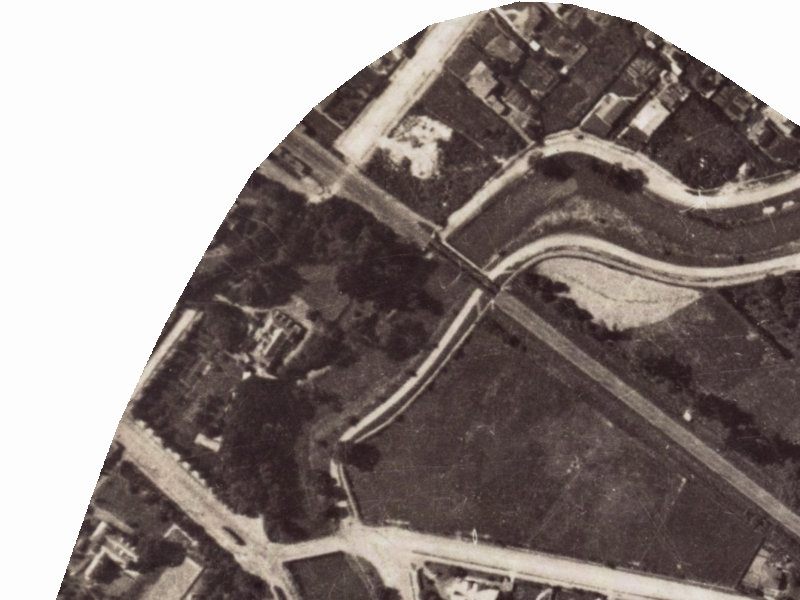 Clarendon Terrace from the air, 1925-1929