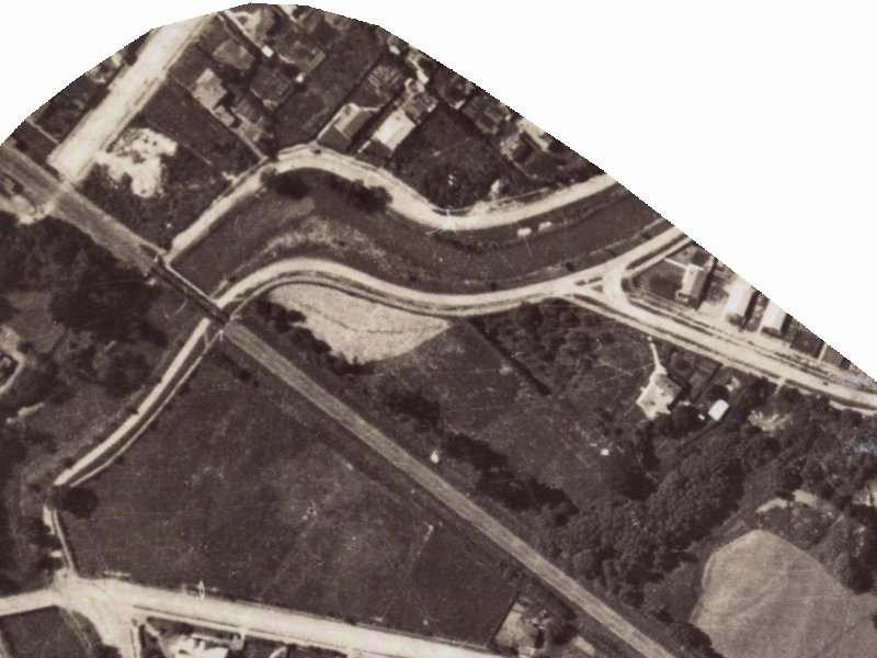 133 Clarendon Terrace from the air, 1925-1929