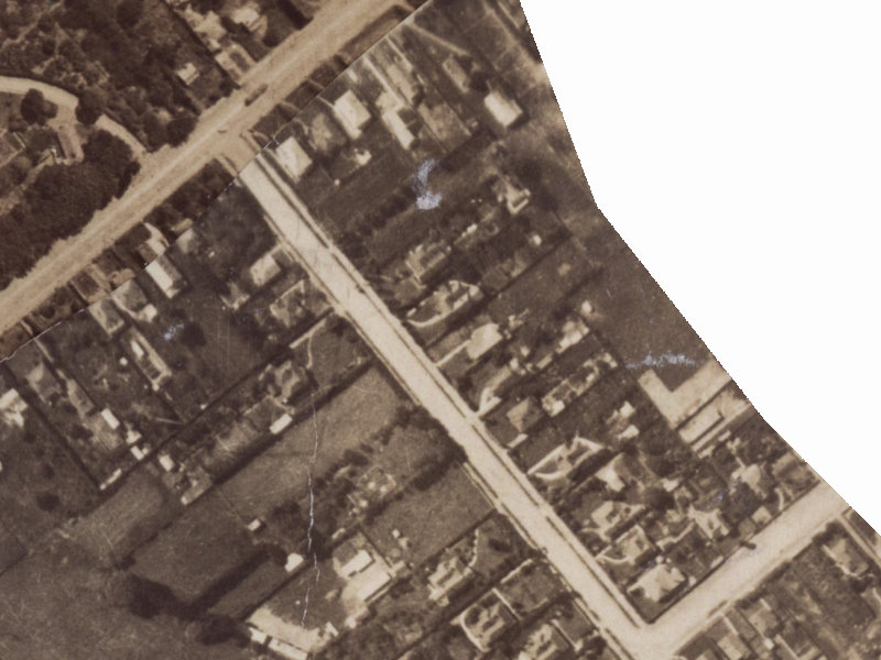 106 Domain Terrace from the air, 1925-1929