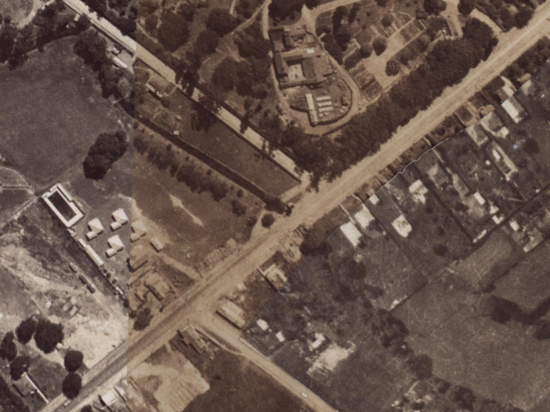 3 Halswell Road from the air, 1925-1929