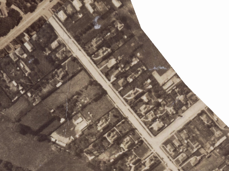100 Domain Terrace from the air, 1925-1929
