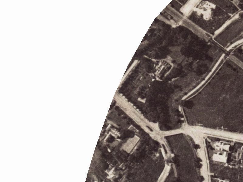 136 Opawa Road from the air, 1925-1929