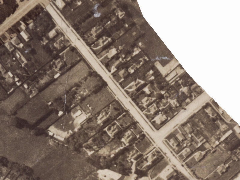 98A Domain Terrace from the air, 1925-1929