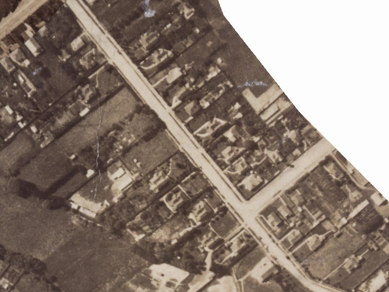 95 Domain Terrace from the air, 1925-1929