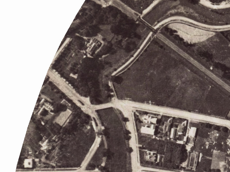 153A Opawa Road from the air, 1925-1929