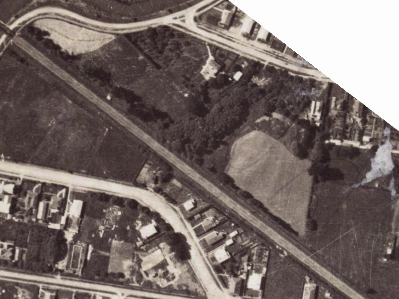 10 Haig Place from the air, 1925-1929