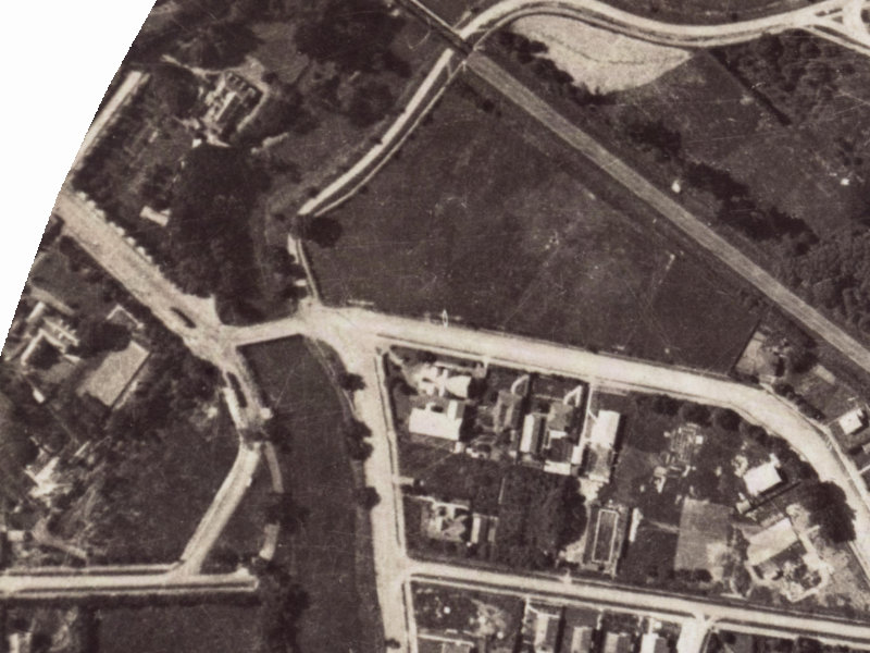 157 Opawa Road from the air, 1925-1929