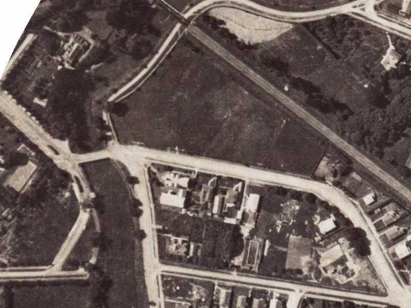 161 Opawa Road from the air, 1925-1929