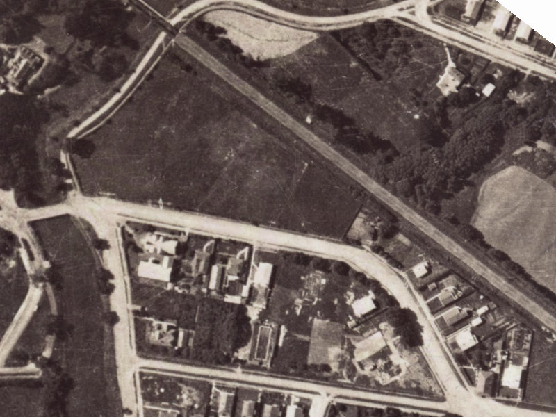 167 Opawa Road from the air, 1925-1929