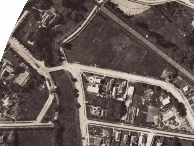 158 Opawa Road from the air, 1925-1929
