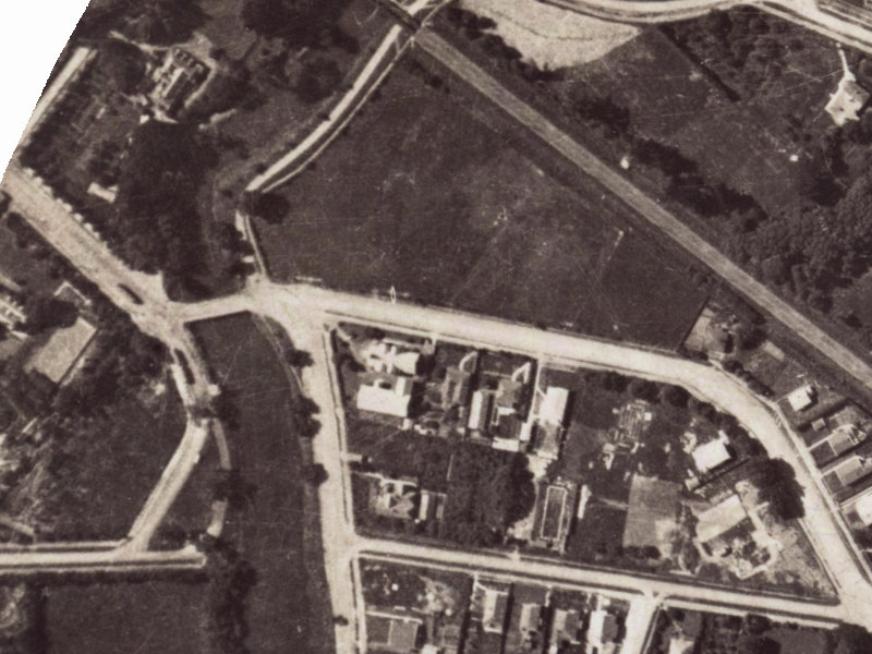 Richardson Terrace from the air, 1925-1929