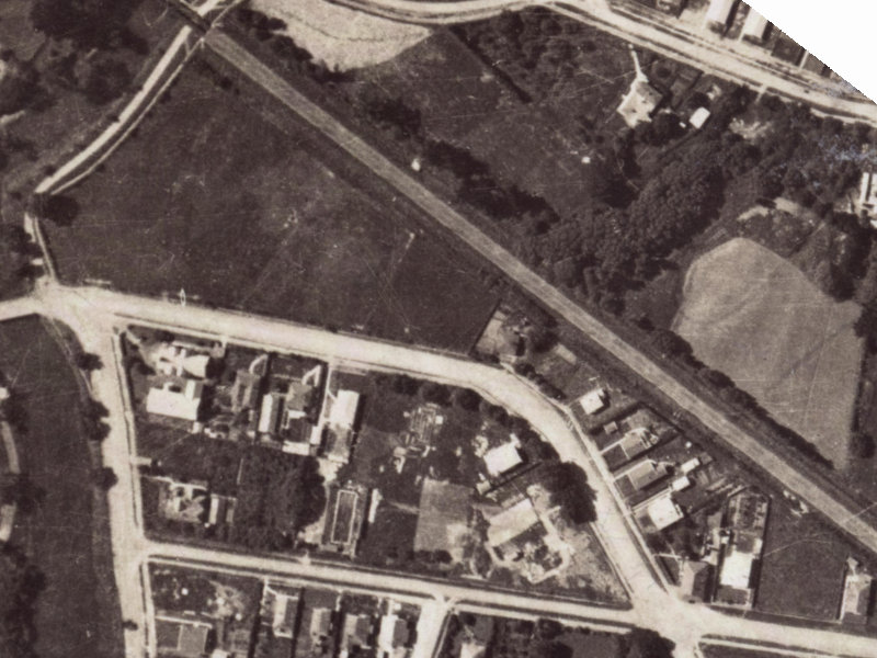168 Opawa Road from the air, 1925-1929