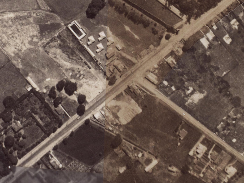 23 Halswell Road from the air, 1925-1929