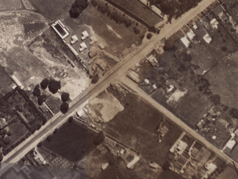 2A Coppell Place from the air, 1925-1929
