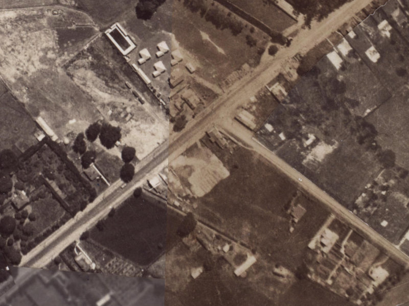 19 Halswell Road from the air, 1925-1929