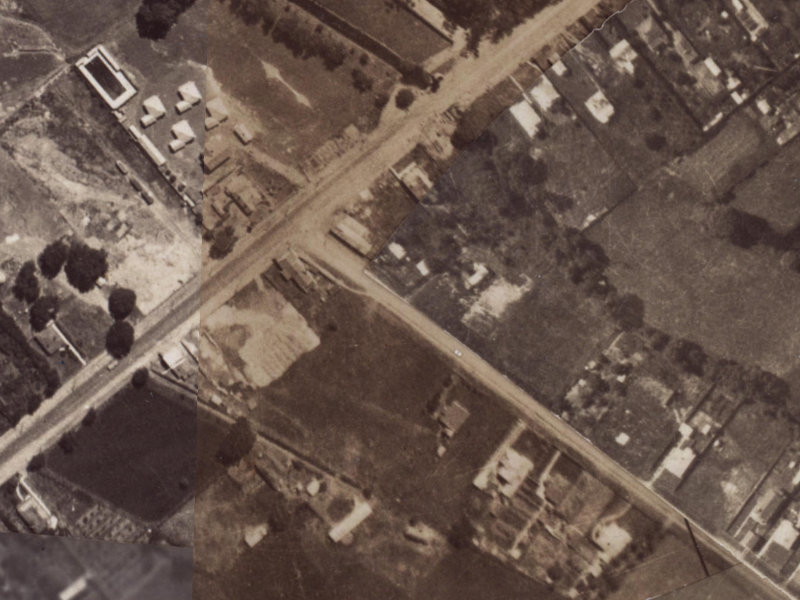 9 Coppell Place from the air, 1925-1929