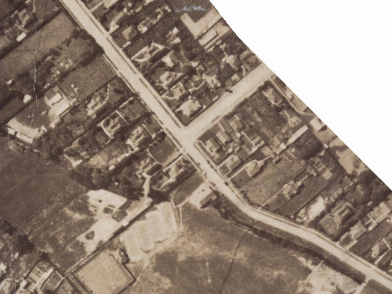 86 Domain Terrace from the air, 1925-1929