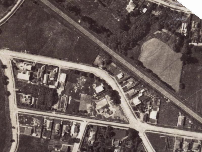 170 Opawa Road from the air, 1925-1929