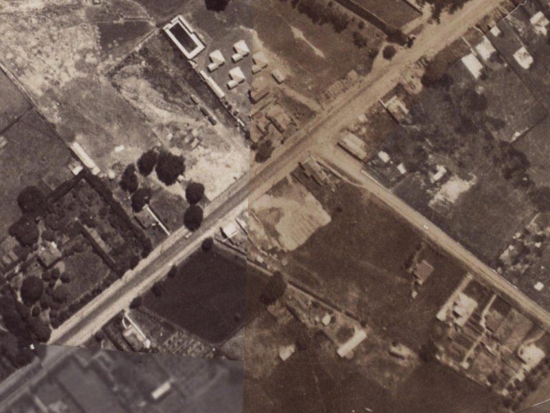 33 Halswell Road from the air, 1925-1929