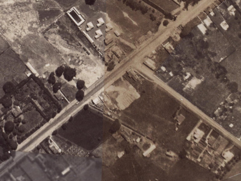 25 Halswell Road from the air, 1925-1929