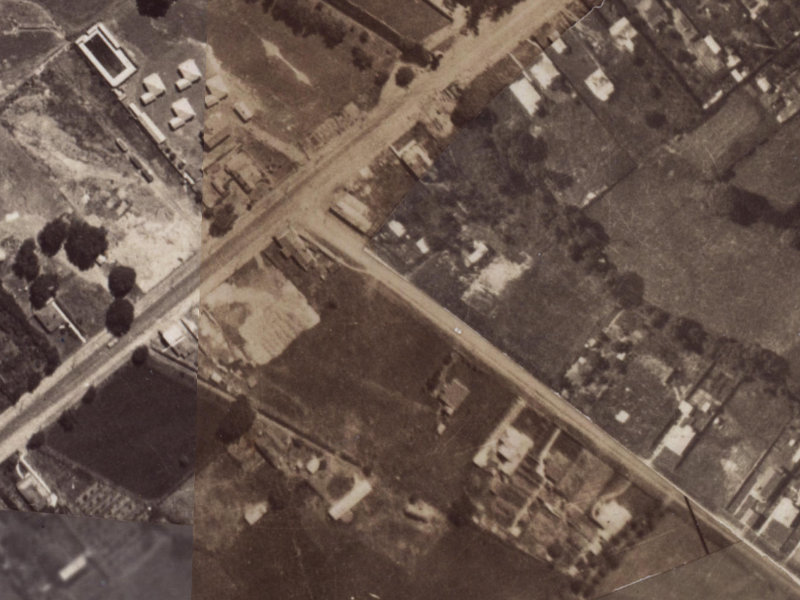 Coppell Place from the air, 1925-1929