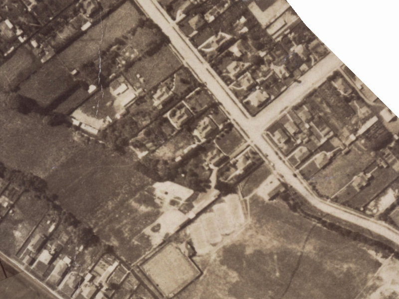 3 Stable Court Lane from the air, 1925-1929