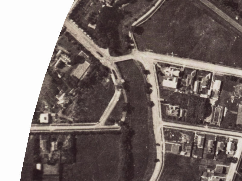 77 Ford Road from the air, 1925-1929