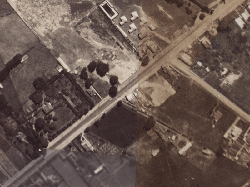 35 Halswell Road from the air, 1925-1929