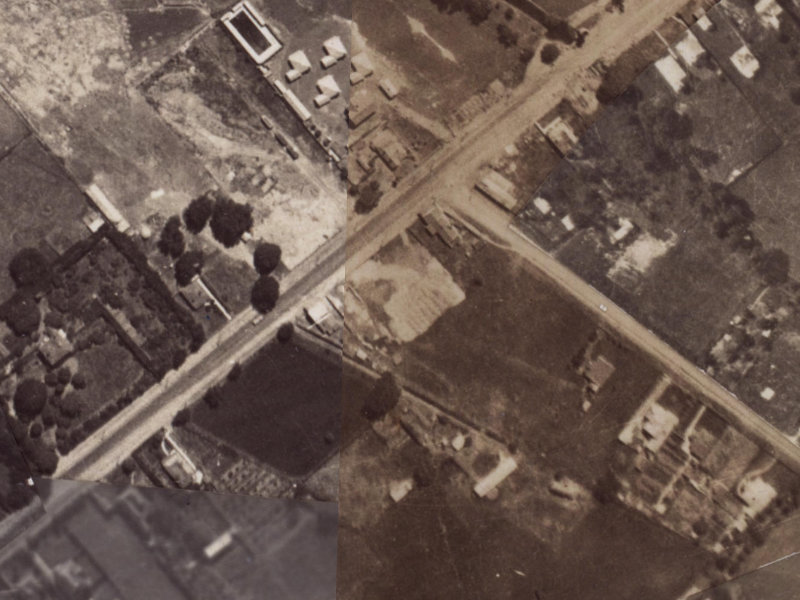 27 Halswell Road from the air, 1925-1929