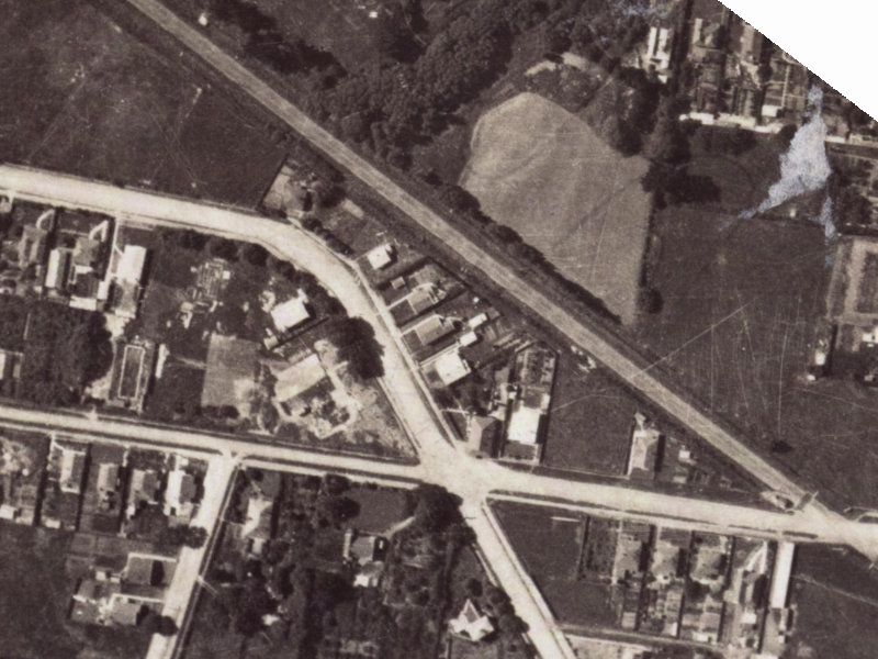 185 Opawa Road from the air, 1925-1929