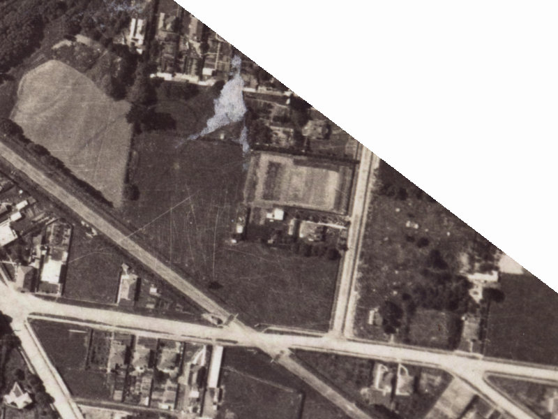 4 Adams Place from the air, 1925-1929