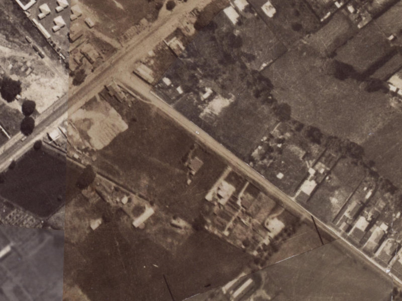 10 Coppell Place from the air, 1925-1929