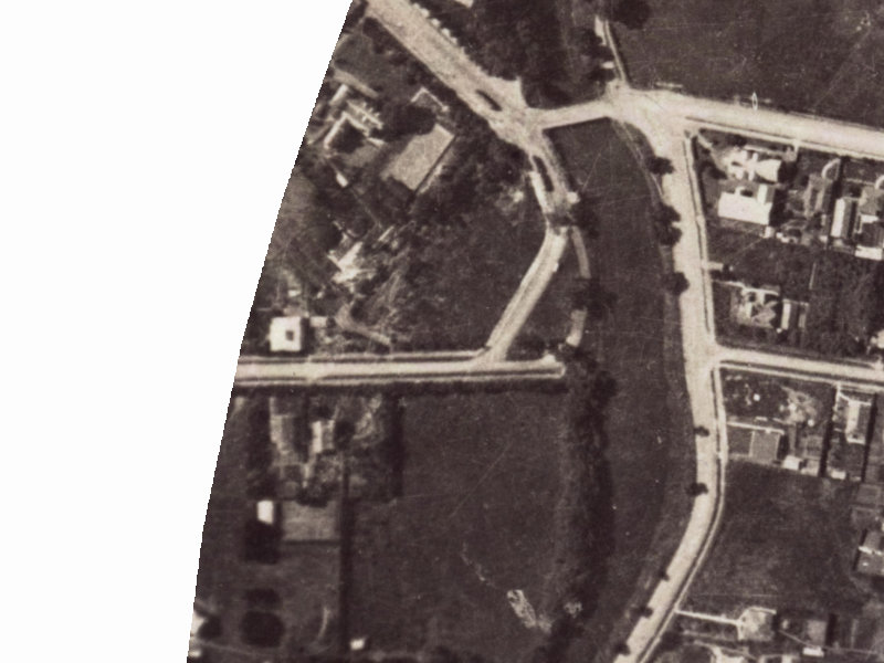 71 Ford Road from the air, 1925-1929