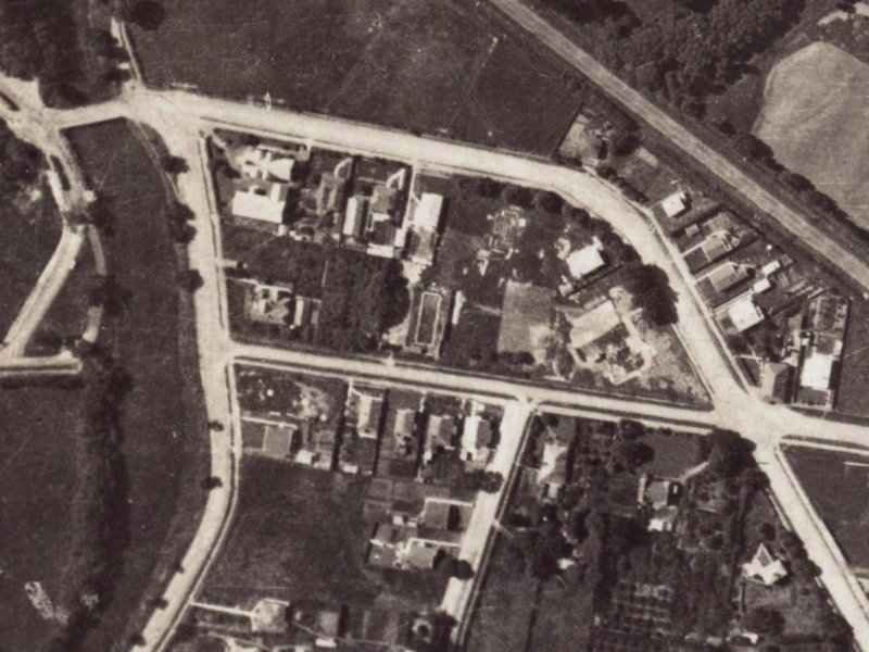 116 Garlands Road from the air, 1925-1929