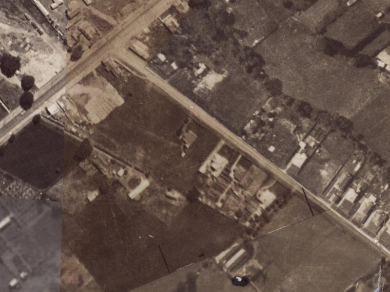 38A Hoon Hay Road from the air, 1925-1929