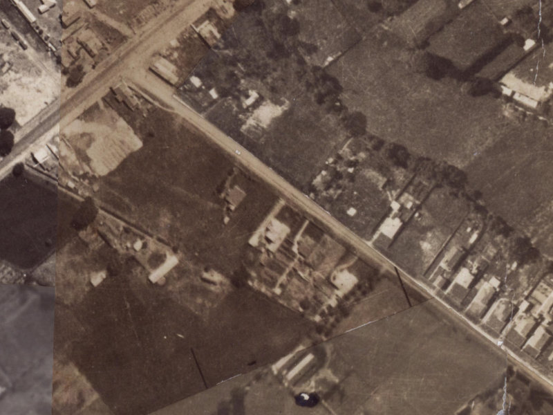 Hoon Hay Road from the air, 1925-1929