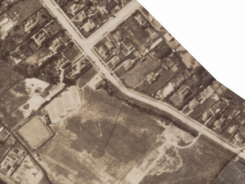 76 Domain Terrace from the air, 1925-1929