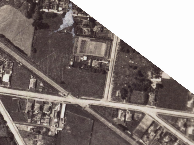 124 Radley Street from the air, 1925-1929