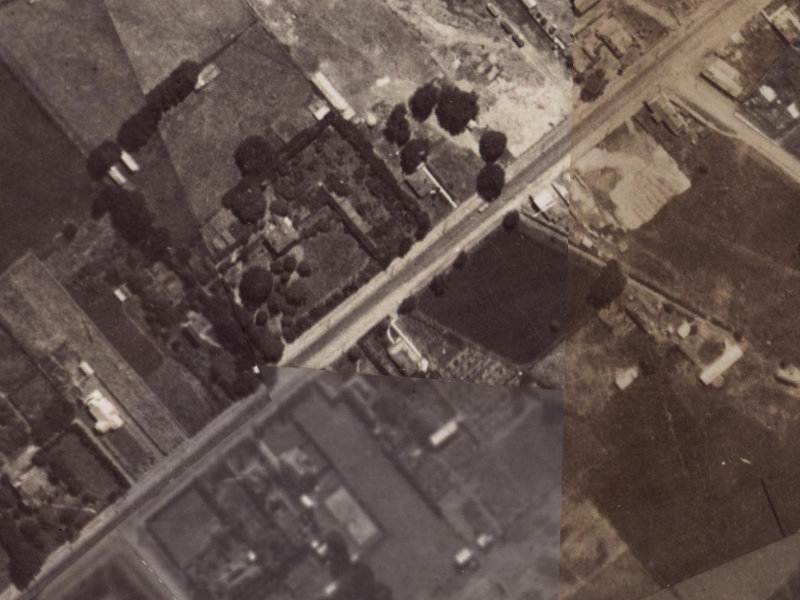 49A Halswell Road from the air, 1925-1929