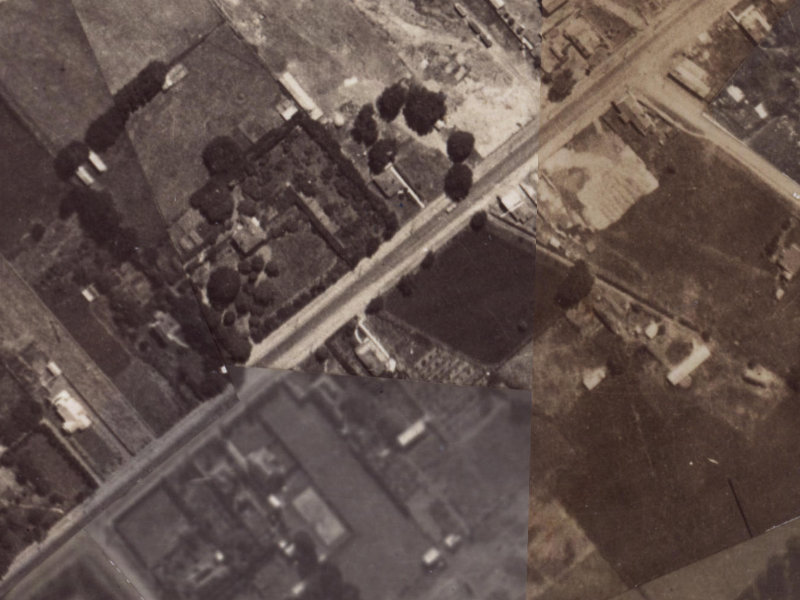 47 Halswell Road from the air, 1925-1929