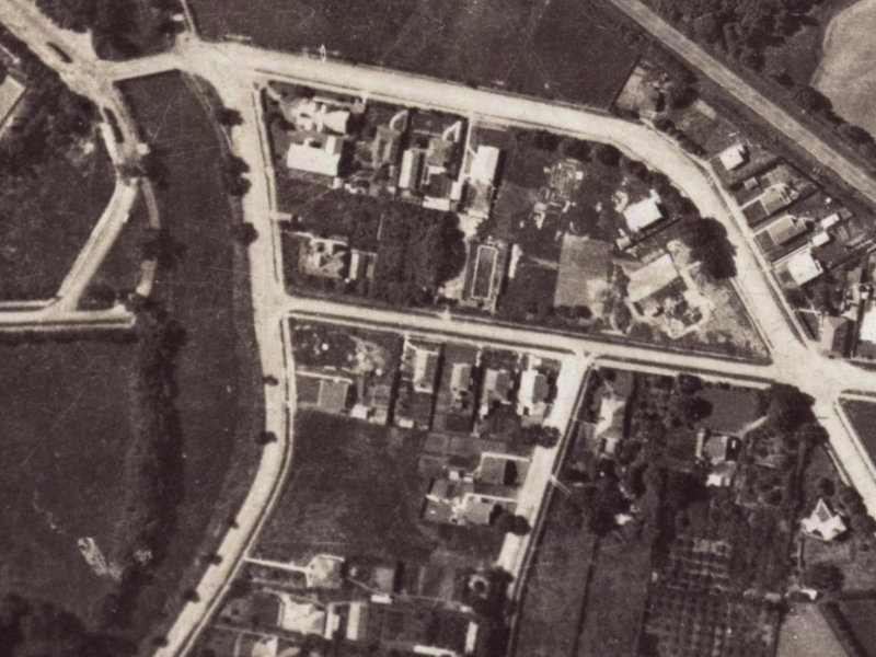 119 Garlands Road from the air, 1925-1929