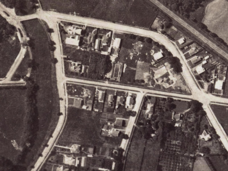 117 Garlands Road from the air, 1925-1929