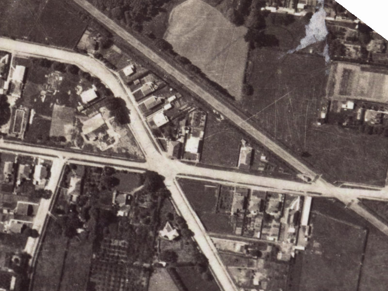 17 Adams Place from the air, 1925-1929
