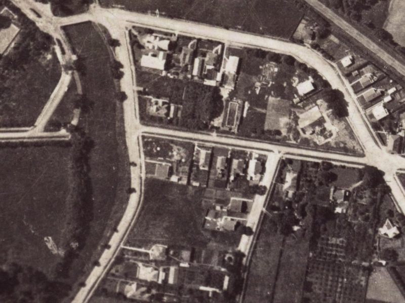 119A Garlands Road from the air, 1925-1929