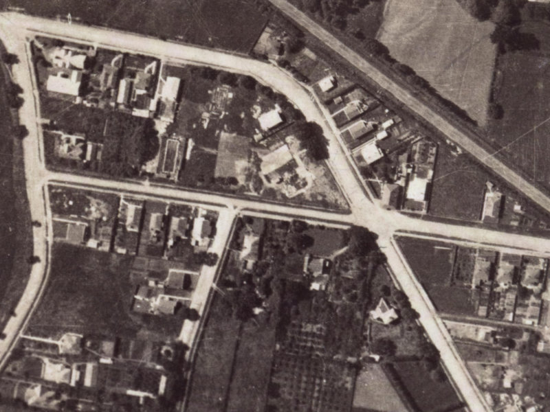 109A Garlands Road from the air, 1925-1929